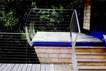 exterior railing metal work